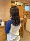 セット簡単セミロングパーマ