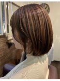切りっぱなしボブ