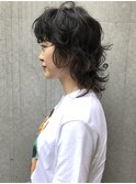 ウルフカット/ウェーブミディアム[新潟駅/万代］