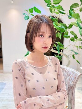 レイラバイアフロート 吉祥寺(Lila by afloat)の写真/[吉祥寺駅徒歩3分]アフロートのカット技術で美しさ＆可愛らしさを表現したフェミニンなショートを楽しもう
