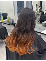 アライブ ハラジュク(ALIVE harajuku)&nbsp;【ALIVE 夕貴】オレンジグラデーションカラー