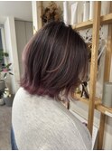 ピンクバレイヤージュ