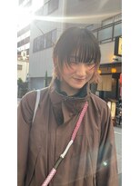 エンドリンク(endlink)&nbsp;外ハネボブ美髪ワイドバンググレージュ ハンサムショート