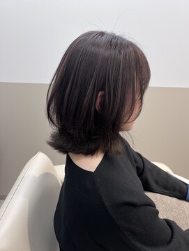 ソエル(Soell) 神戸三宮元町　髪質改善 レイヤーカット ラベンダーカラー ボブ