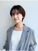 大人丸みショートフレッシュカジュアルマッシュ丸顔K20250504