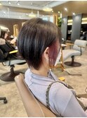 ワンブリーチワインイヤリングカラー