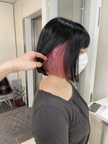 アライブ ハラジュク(ALIVE harajuku) 【ALIVE るねこ】 ポイントで可愛いインナーカラー