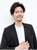 men's/メンズ/ブルーブラック/フェザーパーマ/サーフカール/池袋