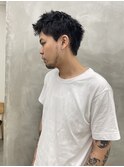 メンズカットメンズショートスパイキーショートピンパーマ渋谷