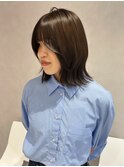 ラベンダーブラウン/ラベンダーカラー/透明感/艶髪/顔まわり