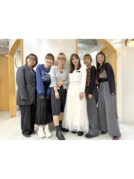 小さなお悩みも気軽に相談しやすく穏やかで親身な接客が人気◎女性目線の提案とトレンドも取り入れて。