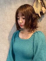 パーミル ルモ クマモト(permille ‰ LUMO Kumamoto)&nbsp;ブラウン×ボブパーマ