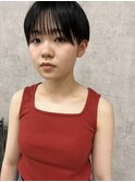 春夏シースルーバングショート
