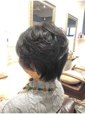 50代60代70代/ショートパーマ/ウルフショート/大人ショート