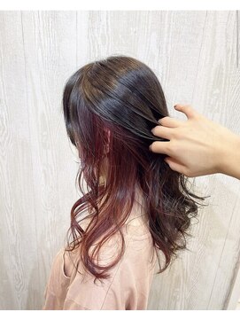 TELA HAIR 石岡店【テーラヘアー】【4月15日NEW OPEN(予定)】 インナーガーネットピンク【TELA HAIR 石岡】