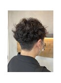 【EIGHT上尾】お客様スタイル_デザインカラー_メンズパーマ