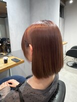 エイト 横浜店(EIGHT)&nbsp;ピンクベージュ ブリーチなしダブルカラー