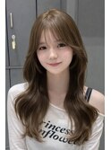 韓国レイヤー×透明感カラー