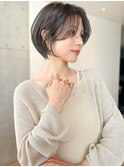  say.イメチェンショートボブ耳掛けショートハッシュカット