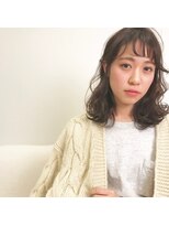 ルーイ(LOUIE)&nbsp;シースルーバング＋パーマで柔らかニュアンス☆