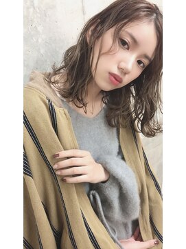 カシュカシュ(cache cache) cache cache大人なラフミディアムスタイル