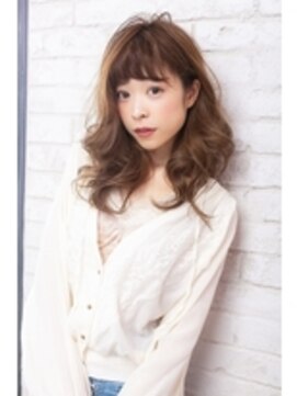 アジールヘア 北千住駅西口店(agir hair) 大人ガーリー/愛されゆるふわベージュ/いろっぽグレージュ/前髪