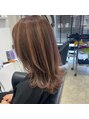 フォルムヘアデザイン(FORME hair design)&nbsp;オレンジベージュハイライト