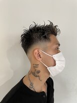 リバレッジ 広尾(Leverage)&nbsp;アップバングスキンフェードカット【広尾、恵比寿】担当:尾上