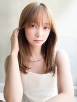 Liberte銀座 大人可愛い小顔ミディアム×透明感ベージュ