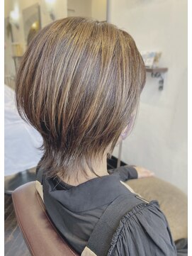 ラカットゾーン(la kutt zone) グレイカラー ハイライト ダブルカラー