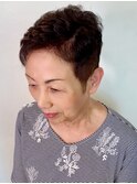 ベリーショートのパーマスタイル