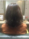 フェミニンカールスタイル(ミディアムレイヤー)