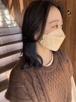 アヴァンス 天王寺店(AVANCE.)&nbsp;インナーカラー/ブルー