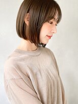 レクタ(RECTA)&nbsp;斜めバングレージュカラーデザインカラーシルキーベージュ4