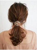 抜け感_ヘアアレンジ_簡単トリートメント_髪質改善
