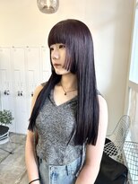 クリアーオブヘアー 池下店(clear OF HAIR)&nbsp;line cut + deep red