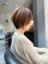 ロンドジェネルーズ 柏(Lond generous)&nbsp;【斉藤】ショートボブ×ピンクベージュ【白髪染め可】【柏】