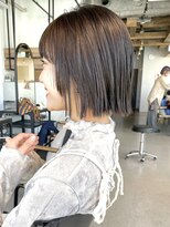 ディッセンバー 渋谷(December)&nbsp;【December】秋カラー×ブリーチなし透明感グレージュカラー