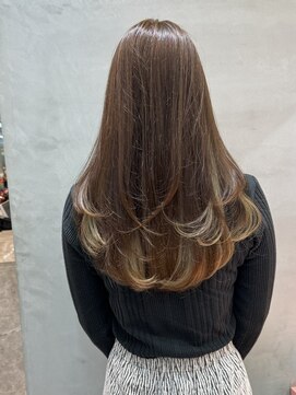 ロンドポレール 北千住(Lond polaire) 似合わせカット×フルバング×レッドブラウン×イメチェン