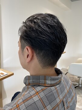ソイクフ 四条大宮店(SOY-KUFU) 【soy-kufu】MEN'S HAIR アッシュブラックショート