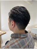 【soy-kufu】MEN'S HAIR アッシュブラックショート