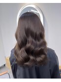 大人かわいい20代30代40代小顔ショコラベージュ　Zina本八幡