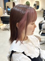 ヒビヲ(HIBIO) ショートボブミルクティーベージュブリーチダブルカラー横浜西口