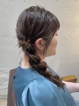 ミリ 千歳烏山(Mili CARE&SPA) 編みおろしアレンジ
