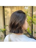 切りっぱなしボブ