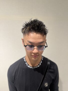 ヒロギンザ 大阪本店(HIRO GINZA) アップバング×ツイスト×メッシュ