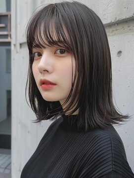 トワ 仙台店(toi) 【韓国・レイヤー】 髪質改善 仙台  オリーブベージュ