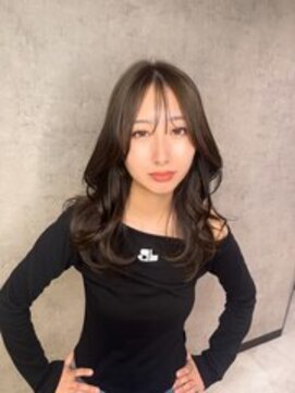 リンクミリ(Link mili) 【KAEDE】オリーブベージュ/レイヤーカット/ブリーチなしカラー