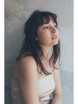 ニュイ 高槻 阪急茨木店(nui) イメチェンアンブレラカラー前髪ウェーブパーマこなれミディ