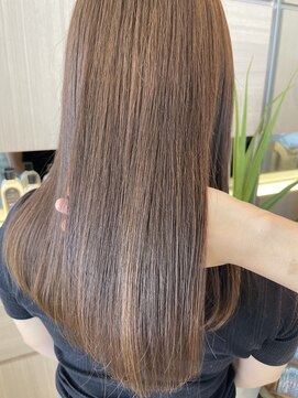 フェイス 大船(FACE) オリーブベージュカラー×縮毛矯正/Kurumi